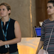 Rahaf Mohammed Alqunun, right, walks with an unidentified companion in Bangkok, Thailand, Friday, Jan. 11, 2019.